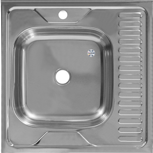 Кухонная мойка Melana 073 t L (*20) 60x60 цвет хром