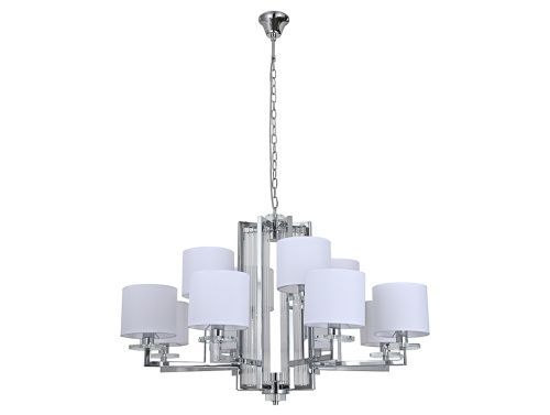 Люстра подвесная Newport 35400 35408+4/C chrome без абажуров