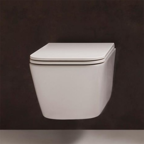 Чаша унитаза подвесная Globo Stone STS07.BI цвет белый без сиденья безободковая смыв торнадо