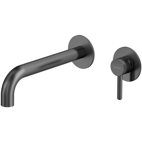 Смеситель для раковины Whitecross Y gunmetal Y1215GM встраиваемый оружейная сталь без термостата