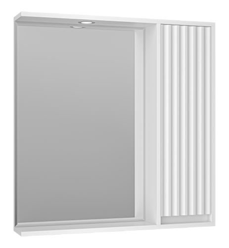 Зеркало-шкаф Brevita Balaton BAL-04080-01-П 78х14х80 подвесной цвет белый Зеркало-шкаф Brevita Balaton BAL-04080-01-П 78х14х80 подвесной цвет белый