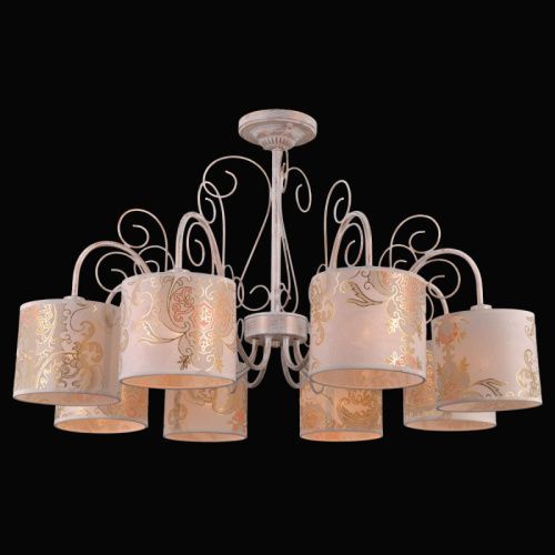 Люстра на штанге Natali Kovaltseva VANITI (ВАНИТИ) VANITI 75059/8C IVORY