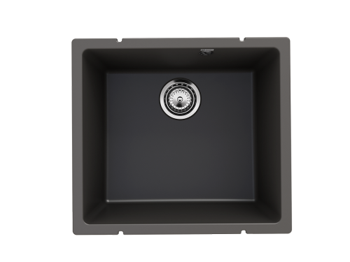 Кухонная мойка Ulgran Quartz Under 450-09 50х45 цвет асфальт