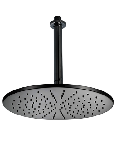 Верхний душ Cisal DS01370040 черный матовый