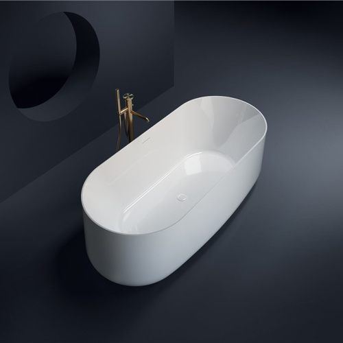 Ванна акриловая Gruppo Treesse Calida V035BL 160х80 отдельностоящая овальная