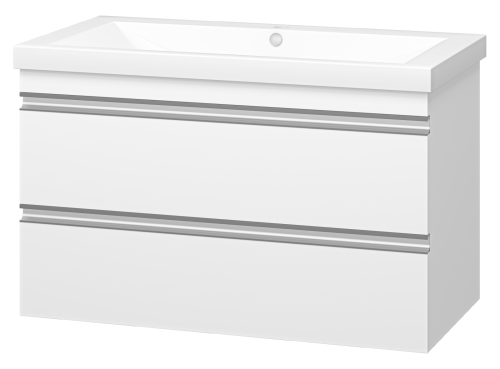 Тумба под раковину Misty Ингрид П-Инг-01090-011П2Я 88х47х53 подвесная