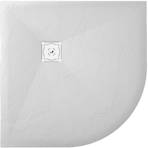 Душевой поддон RGW Stone Tray 16153099-01 90х90 искусственный камень белый без ножек