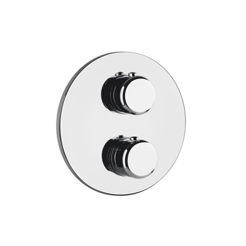 Смеситель для душа Gessi Goccia 33846#031 встраиваемый в стену хром с термостатом (внешняя часть)