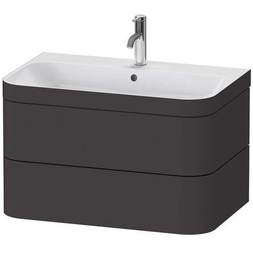 Тумба с раковиной Duravit Happy D.2 Plus HP4637O8080 77,5х49х48