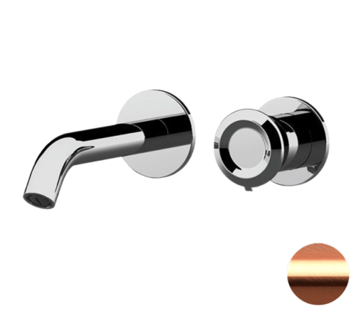 Смеситель для раковины Remer Element ET15PRP встраиваемый в стену медь