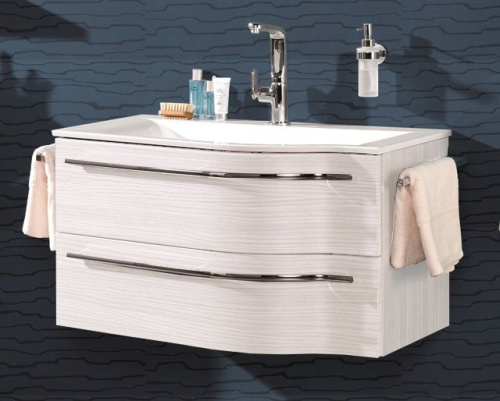 Тумба под раковину Puris Swing WUA36901ML(722/161) 90х51х48 подвесная цвет белый