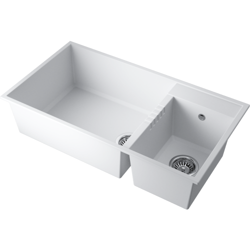 Кухонная мойка Omoikiri Tedori 85-2-U 4993947 85х46,5 цвет платина