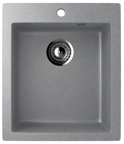 Кухонная мойка Ulgran Classic U-404-342 42х50 цвет графит