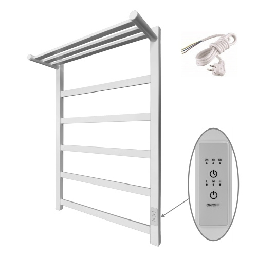 Полотенцесушитель Маргроид Вид 81-10 профильный 8110p-8050-1083-9016R 53х81 электрический белый матовый