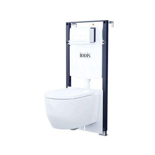 Комплект унитаз с инсталляцией и клавишей смыва IDDIS Basic BASAI03i73