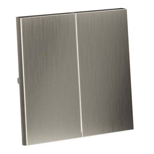 Клавиши для выключателя двухклавишного VOLTUM S70 METAL VLSM000311