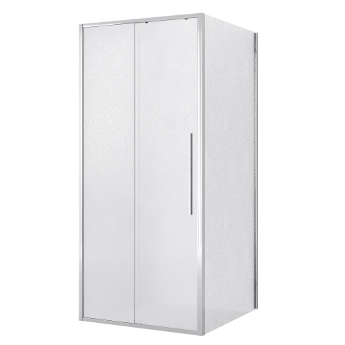 Душевой уголок Niagara Nova NG-65-9CH-CH90-34 90х90 стекло шиншилла профиль хром глянцевый