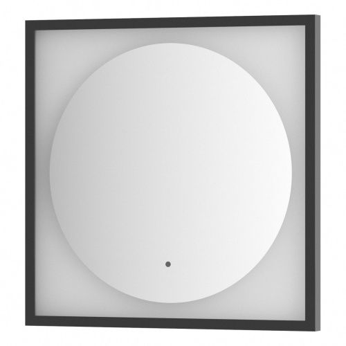 Зеркало в ванную Defesto ECLIPSE DF 2221R 60х60 цвет черный