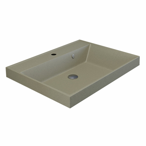 Раковина кварцевая Uperwood Classic Quartz 291030013 60х45 полувстраиваемая цвет бежевый