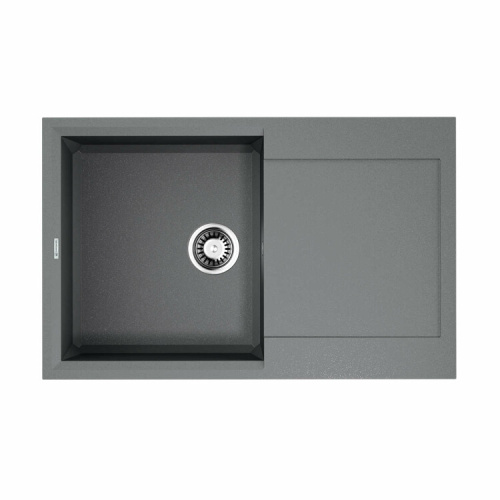 Раковина Omoikiri Sakaime 79 см 4993553 встраиваемая цвет серый