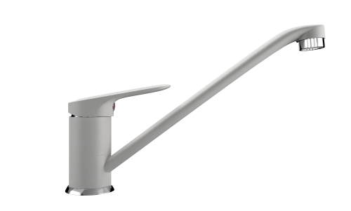Смеситель для кухни Ulgran Classic U-004-341 на раковину белый без термостата