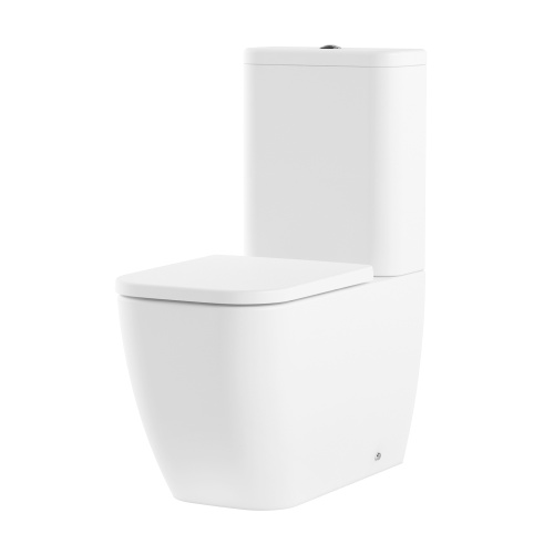 Унитаз-компакт напольный с бачком Lavinia Boho One 3302001P белый глянцевый с сиденьем микролифт каскадный смыв