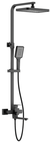 Душевая стойка BELZ B817 B24817-7 настенная цвет черный