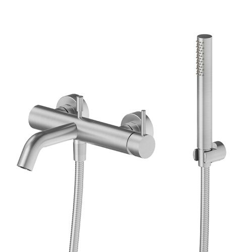 Смеситель для ванны Newform X-STEEL 316 69640CX.50.050 настенный нержавеющая сталь без термостата