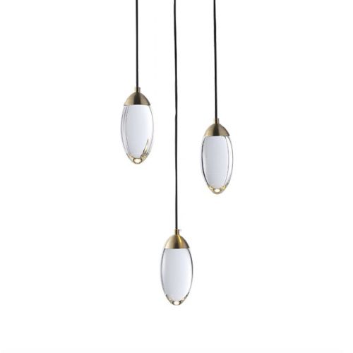 Светильник подвесной Delight Collection Celestial (Целестиал) MT8848-3H brass