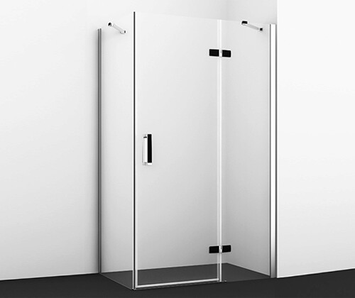Душевой уголок WasserKRAFT  10H07RBLACK MATT 120x90 стекло прозрачное 8 мм