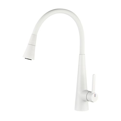 Смеситель для кухни Rose R213C на мойку белый