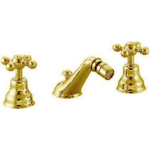 Смеситель Cisal Arcana Ceramic AC00122024 Акция на биде золото без термостата