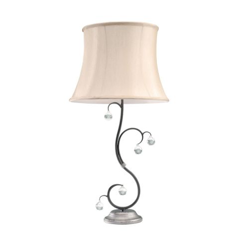 Настольная лампа Elstead Lighting Lunetta (Лунетта) LUN /TL BLK/SIL