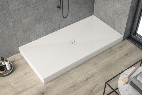 Душевой поддон Kolpa-San LAVOLTA 8370393 180х80 искусственный камень белый