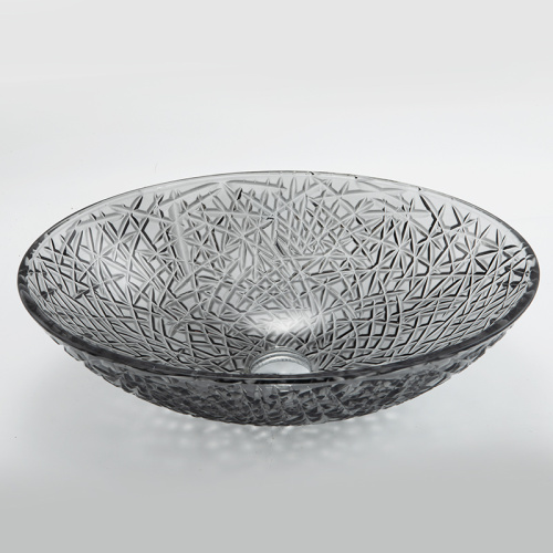 Раковина хрустальная Boheme NeoArt/Monaco 813-B 51х35 накладная цвет черный без отверстий под смеситель