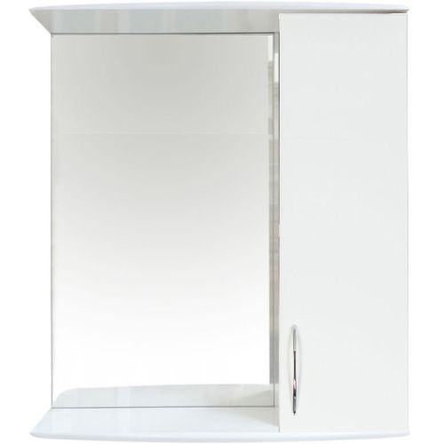 Зеркало-шкаф Orange Лайт LA-50ZSW 50х16х71 подвесной цвет белый