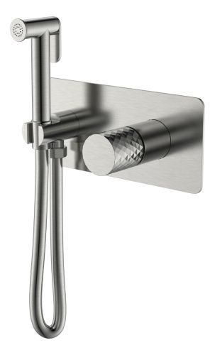 Гигиенический душ со смесителем Boheme Stick 127-NB никель