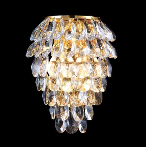 Бра Crystal Lux Charme (Цхарме) CHARME AP3 GOLD/TRANSPARENT