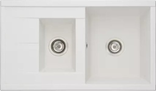 Мойка кухонная Aquaton Делия 1A716232DE240 87х51 цвет жемчуг