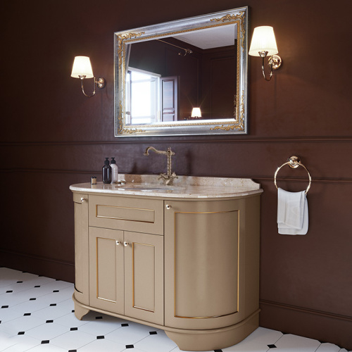 Тумба с раковиной TW collection York nuovo YOR4130-PO+S53 bi комплект 130х58,5х86,6