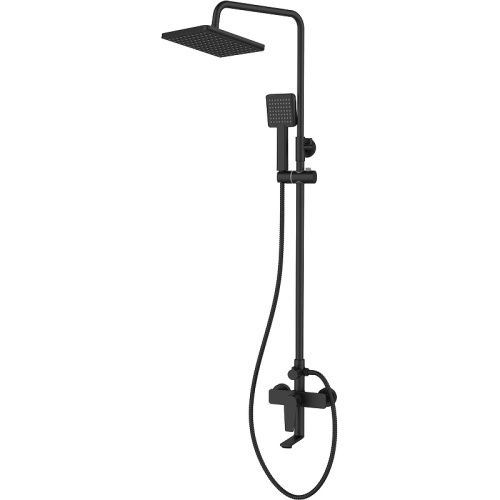 Душевая стойка Agger Brilliant A0394444 настенная цвет черный