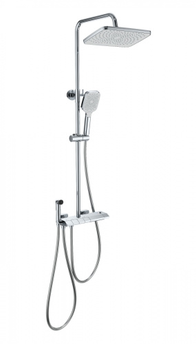 Душевая стойка Wonzon & Woghand Muse WW-B4132-A-CR настенная цвет хром