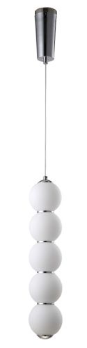 Светильник подвесной Crystal Lux Desi (Деси) DESI SP5 CHROME/WHITE
