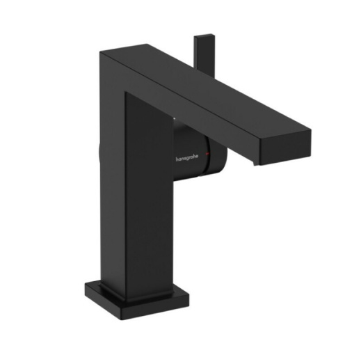 Смеситель Hansgrohe Tecturis E 73020670 на раковину/столешницу черный матовый без термостата
