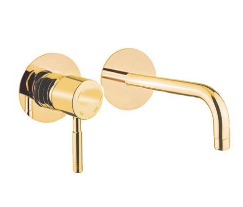 Смеситель для раковины Webert RI830606794 настенный золото