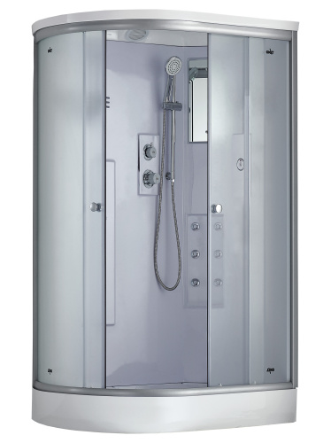 Душевая кабина Timo Standart T-5502R Г/М 120х85 асимметричная с крышей ориентация правая Душевая кабина Timo Standart T-5502R Г/М 120х85 асимметричная с крышей ориентация правая