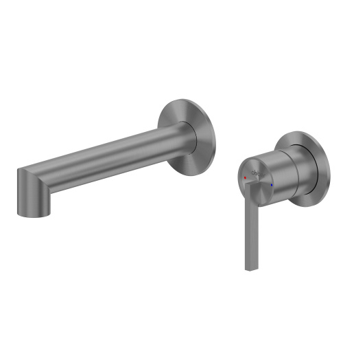 Смеситель Abber Perfekte 316 AF8A12BGG встраиваемый в стену оружейная сталь брашированная