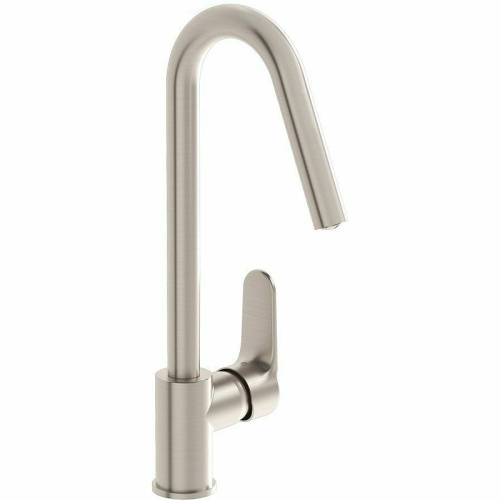 Смеситель Vitra Root Round A4274234EXP на мойку никель без термостата