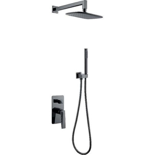 Душевая система Boheme Venturo 374-SGM встраиваемая цвет графит глянцевый