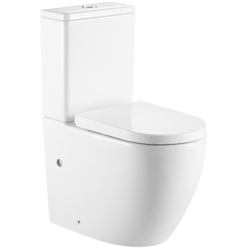 Унитаз-компакт напольный с бачком Тритон Corso Щ0000057975 белый с сиденьем микролифт безободковый каскадный смыв